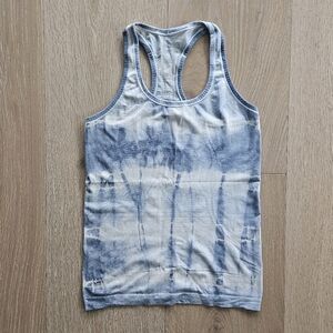 Lululemon Swiftly Tech Racerbank Tank Heathered Silver Fox Size 6